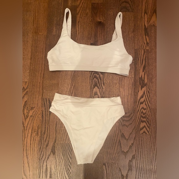 Hermust 2-piece white bikini high waist XS/M - Picture 3 of 6